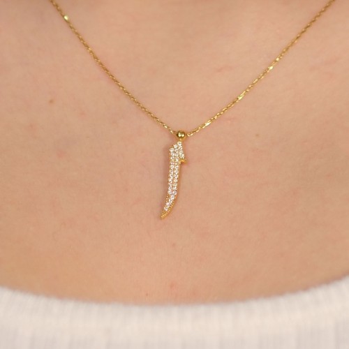 ELİF HARF KOLYE 22 AYAR A072096 ELİF HARF KOLYE 22 AYAR A072096