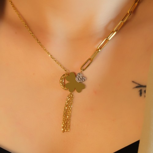 PÜSKÜLLÜ YONCA BİLEKLİK 22 AYAR A072104 PÜSKÜLLÜ YONCA BİLEKLİK 22 AYAR A072104