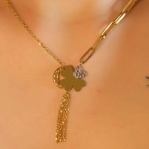 PÜSKÜLLÜ YONCA BİLEKLİK 22 AYAR A072104 PÜSKÜLLÜ YONCA BİLEKLİK 22 AYAR A072104