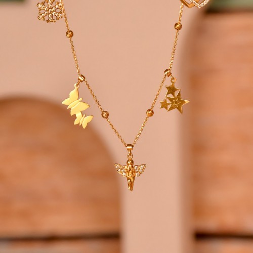 FANTAZİ KOLYE 22 AYAR A072807