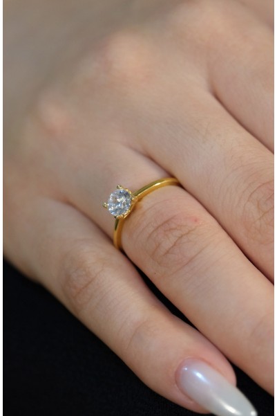 TEKTAŞ YÜZÜK 22 AYAR A073036 TEKTAŞ YÜZÜK 22 AYAR A073036