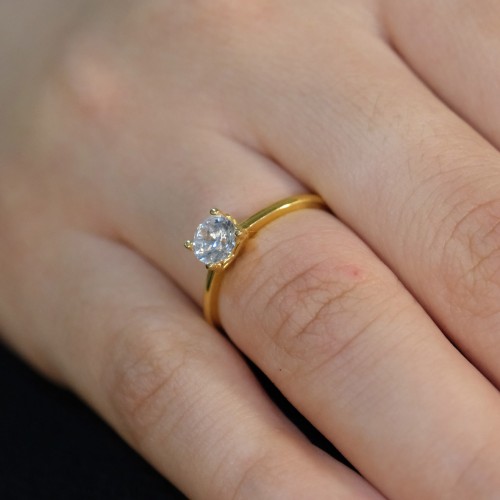 TEKTAŞ YÜZÜK 22 AYAR A073036 TEKTAŞ YÜZÜK 22 AYAR A073036