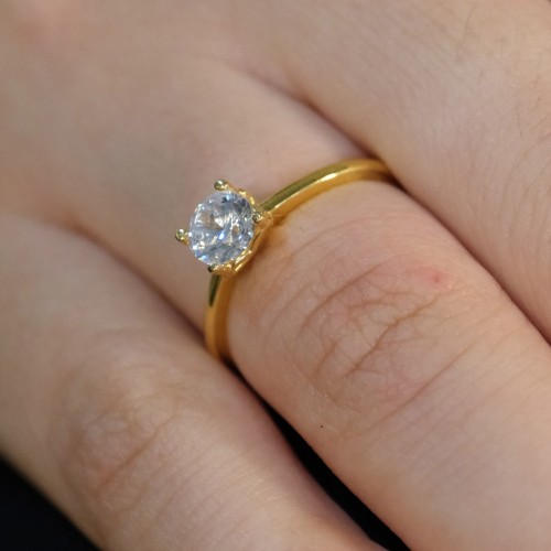 TEKTAŞ YÜZÜK 22 AYAR A073036 TEKTAŞ YÜZÜK 22 AYAR A073036