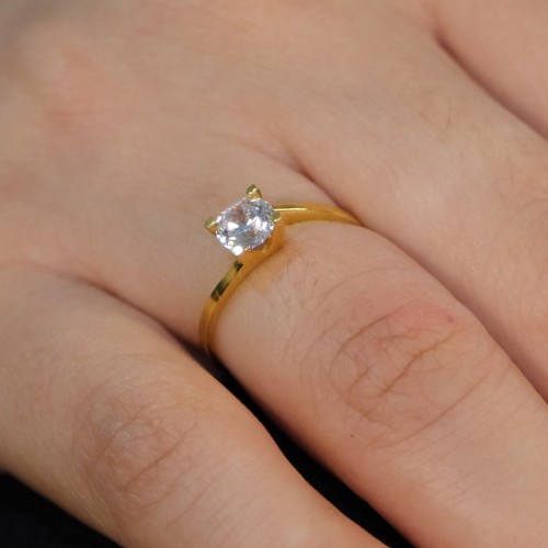 TEKTAŞ YÜZÜK 22 AYAR A073085 TEKTAŞ YÜZÜK 22 AYAR A073085