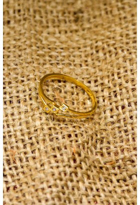 3 TAŞ ÇITIR YÜZÜK 22 AYAR A073479 3 TAŞ ÇITIR YÜZÜK 22 AYAR A073479