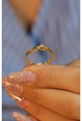 3 TAŞ ÇITIR YÜZÜK 22 AYAR A073479 3 TAŞ ÇITIR YÜZÜK 22 AYAR A073479