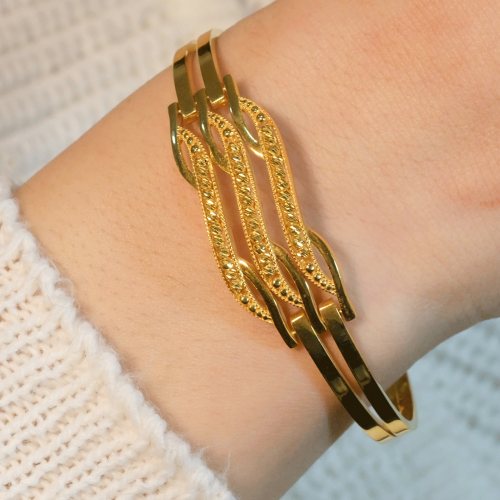 DORİKALI KABURGA KELEPÇE 22 AYAR A073630 DORİKALI KABURGA KELEPÇE 22 AYAR A073630