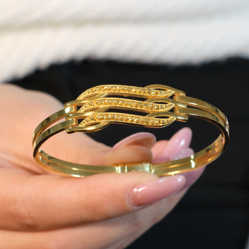 DORİKALI KABURGA KELEPÇE 22 AYAR A073630 DORİKALI KABURGA KELEPÇE 22 AYAR A073630