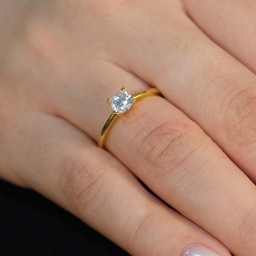 TEKTAŞ YÜZÜK 22 AYAR A073679 TEKTAŞ YÜZÜK 22 AYAR A073679