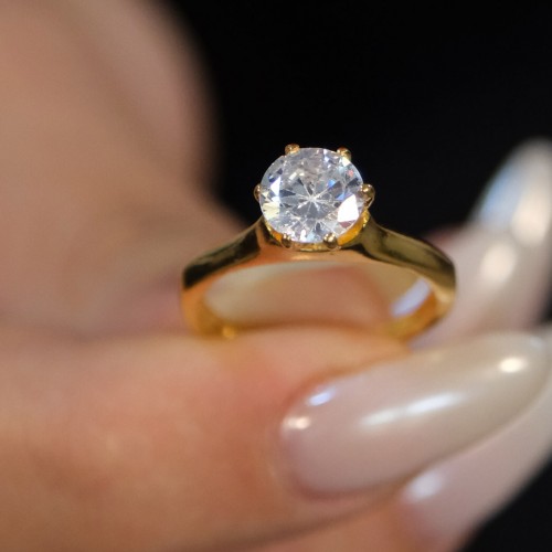 TEKTAŞ YÜZÜK 22 AYAR A073689 TEKTAŞ YÜZÜK 22 AYAR A073689