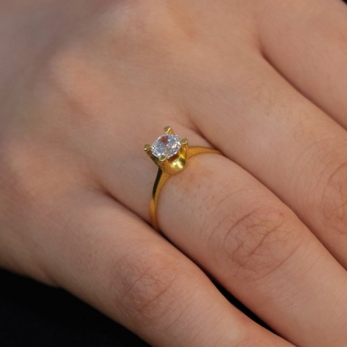 TEKTAŞ YÜZÜK 22 AYAR A073703 TEKTAŞ YÜZÜK 22 AYAR A073703