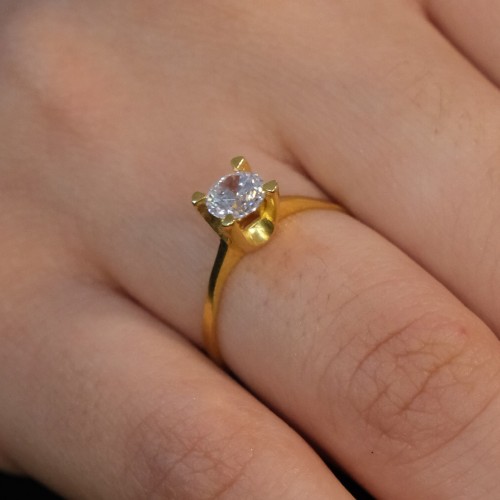 TEKTAŞ YÜZÜK 22 AYAR A073703 TEKTAŞ YÜZÜK 22 AYAR A073703