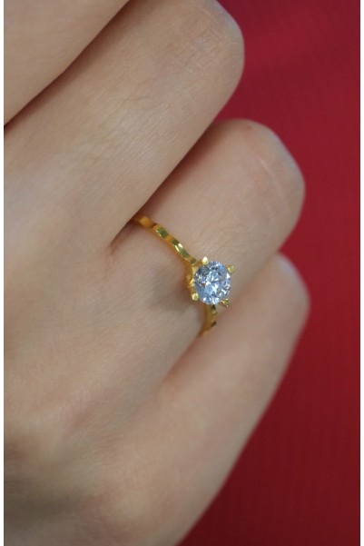 TEKTAŞ YÜZÜK 22 AYAR A073719 TEKTAŞ YÜZÜK 22 AYAR A073719