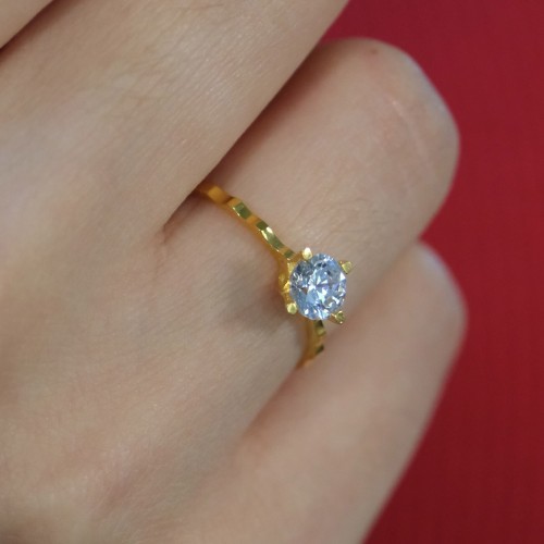 TEKTAŞ YÜZÜK 22 AYAR A073719 TEKTAŞ YÜZÜK 22 AYAR A073719