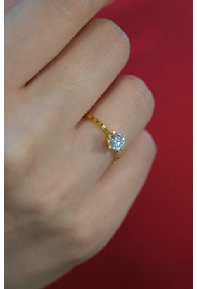 TEKTAŞ YÜZÜK 22 AYAR A073719 TEKTAŞ YÜZÜK 22 AYAR A073719