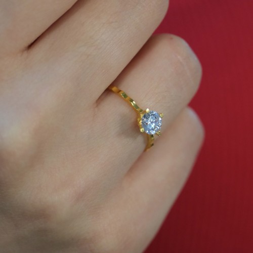 TEKTAŞ YÜZÜK 22 AYAR A073719 TEKTAŞ YÜZÜK 22 AYAR A073719