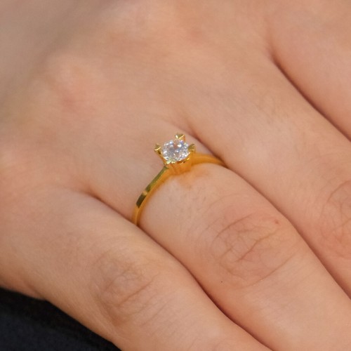 TEKTAŞ YÜZÜK 22 AYAR A073727 TEKTAŞ YÜZÜK 22 AYAR A073727