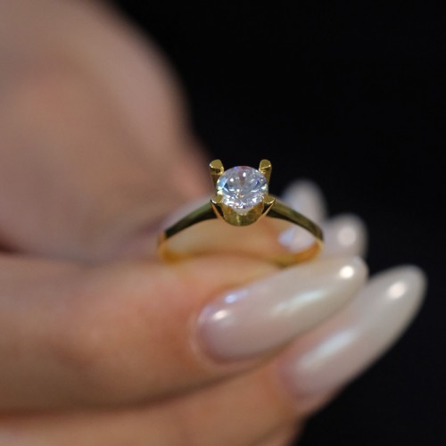 TEKTAŞ YÜZÜK 22 AYAR A073740