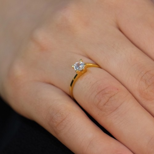 TEKTAŞ YÜZÜK 22 AYAR A073741 TEKTAŞ YÜZÜK 22 AYAR A073741