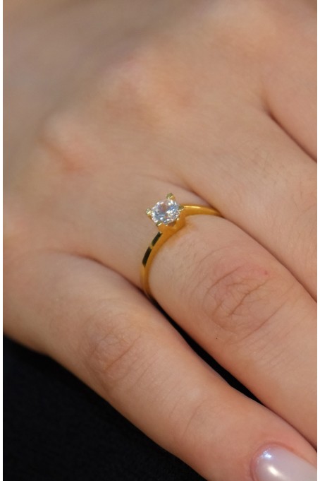 TEKTAŞ YÜZÜK 22 AYAR A073741