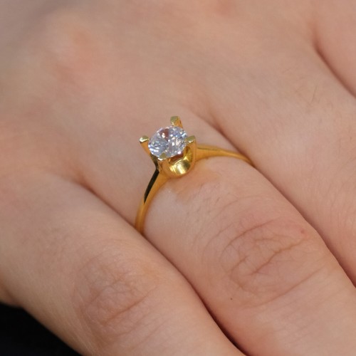 TEKTAŞ YÜZÜK 22 AYAR A073747 TEKTAŞ YÜZÜK 22 AYAR A073747