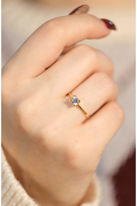 TEKTAŞ YÜZÜK 22 AYAR A073752 TEKTAŞ YÜZÜK 22 AYAR A073752