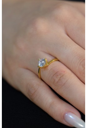 TEKTAŞ YÜZÜK 22 AYAR A073765 TEKTAŞ YÜZÜK 22 AYAR A073765