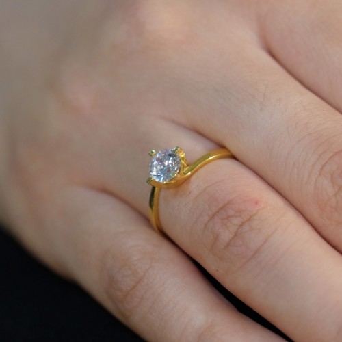 TEKTAŞ YÜZÜK 22 AYAR A073765 TEKTAŞ YÜZÜK 22 AYAR A073765