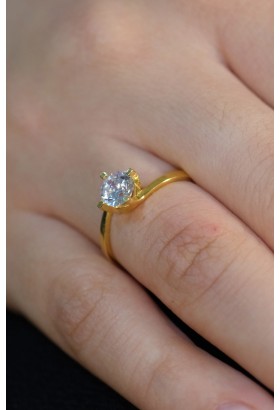 TEKTAŞ YÜZÜK 22 AYAR A073765 TEKTAŞ YÜZÜK 22 AYAR A073765