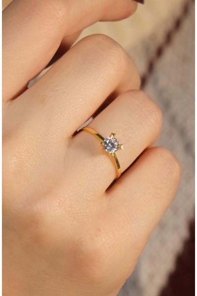 TEKTAŞ YÜZÜK 22 AYAR A073786 TEKTAŞ YÜZÜK 22 AYAR A073786