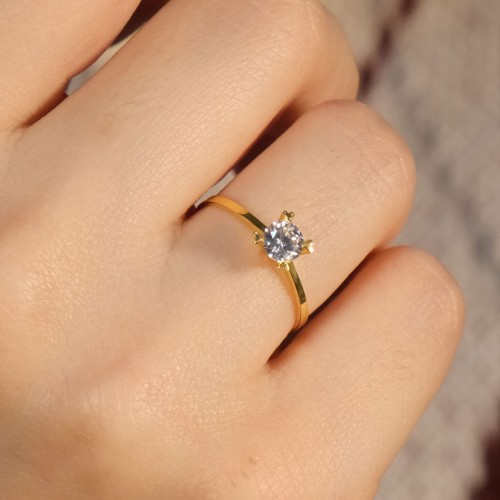 TEKTAŞ YÜZÜK 22 AYAR A073786 TEKTAŞ YÜZÜK 22 AYAR A073786