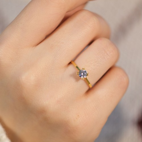 TEKTAŞ YÜZÜK 22 AYAR A073791 TEKTAŞ YÜZÜK 22 AYAR A073791