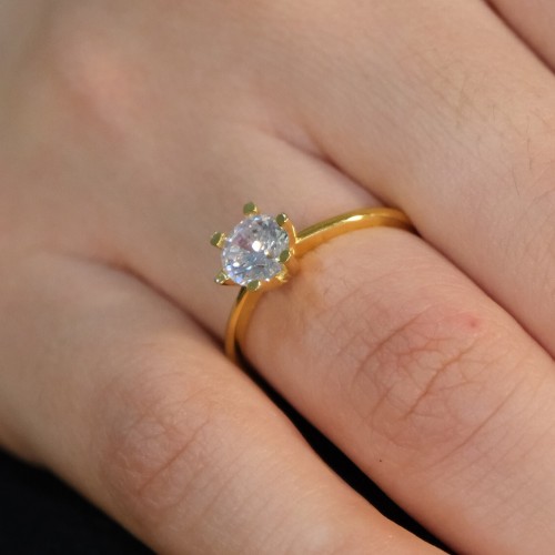 TEKTAŞ YÜZÜK 22 AYAR A073804 TEKTAŞ YÜZÜK 22 AYAR A073804