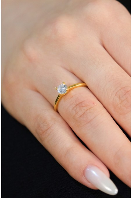 TEKTAŞ YÜZÜK 22 AYAR A073810 TEKTAŞ YÜZÜK 22 AYAR A073810