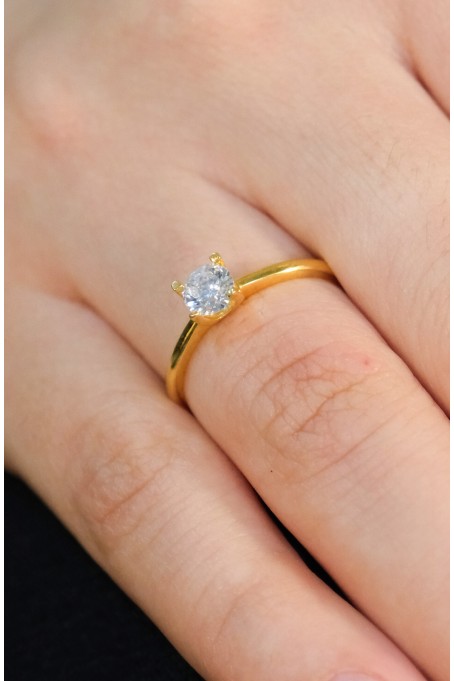 TEKTAŞ YÜZÜK 22 AYAR A073810 TEKTAŞ YÜZÜK 22 AYAR A073810