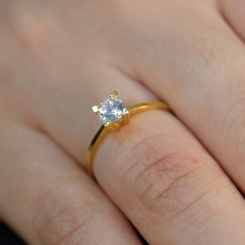 TEKTAŞ YÜZÜK 22 AYAR A073811 TEKTAŞ YÜZÜK 22 AYAR A073811