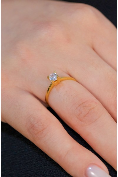 TEKTAŞ YÜZÜK 22 AYAR A073827 TEKTAŞ YÜZÜK 22 AYAR A073827