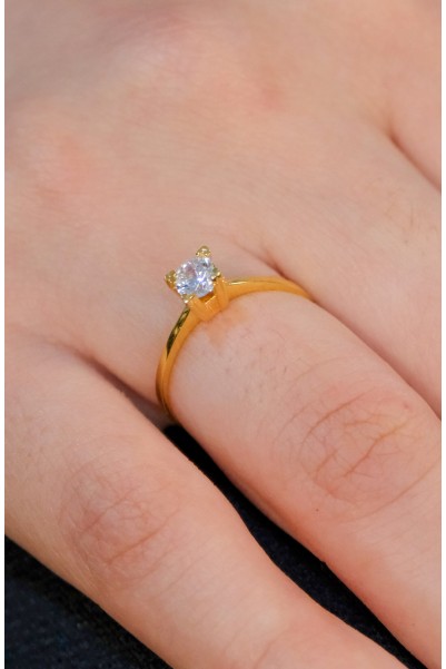 TEKTAŞ YÜZÜK 22 AYAR A073827 TEKTAŞ YÜZÜK 22 AYAR A073827