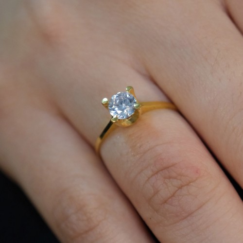 TEKTAŞ YÜZÜK 22 AYAR A073832 TEKTAŞ YÜZÜK 22 AYAR A073832