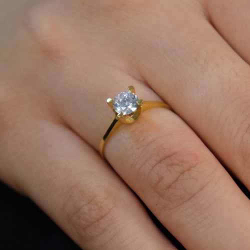 TEKTAŞ YÜZÜK 22 AYAR A073832 TEKTAŞ YÜZÜK 22 AYAR A073832