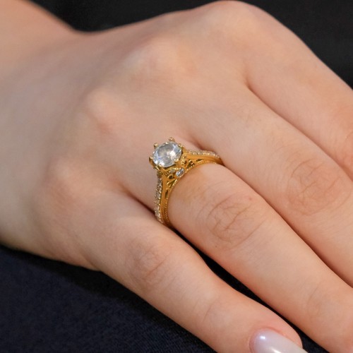 TEKTAŞ YÜZÜK 22 AYAR A073910 TEKTAŞ YÜZÜK 22 AYAR A073910