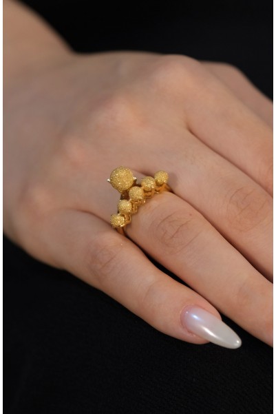 ÇİFTLİ DORİKA YÜZÜK 22 AYAR A074071 ÇİFTLİ DORİKA YÜZÜK 22 AYAR A074071