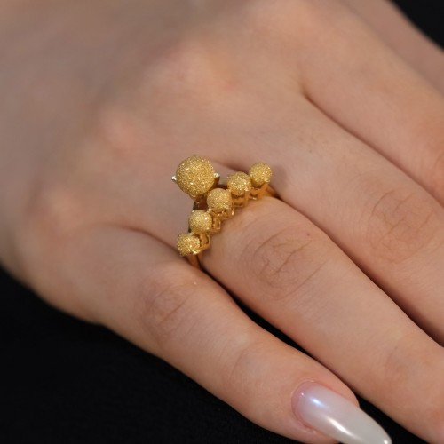 ÇİFTLİ DORİKA YÜZÜK 22 AYAR A074071 ÇİFTLİ DORİKA YÜZÜK 22 AYAR A074071