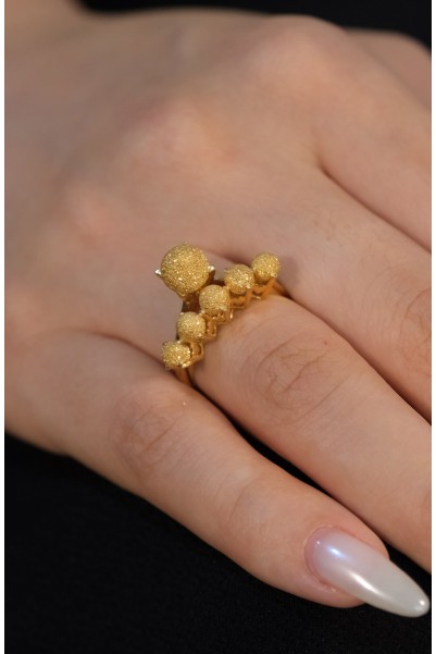 ÇİFTLİ DORİKA YÜZÜK 22 AYAR A074071 ÇİFTLİ DORİKA YÜZÜK 22 AYAR A074071