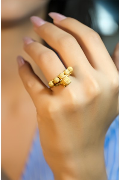 DORİKALI ÇİFT YÜZÜK 22 AYAR A074072