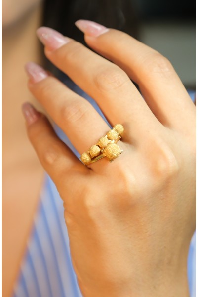 DORİKALI ÇİFT YÜZÜK 22 AYAR A074072