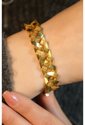 İŞLEMELİ GURMET BİLEKLİK 22 AYAR A074613 İŞLEMELİ GURMET BİLEKLİK 22 AYAR A074613