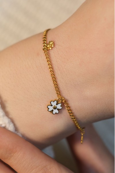 BEYAZ YONCA BİLEKLİK 22 AYAR A074924 BEYAZ YONCA BİLEKLİK 22 AYAR A074924