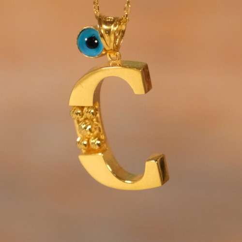 C HARF KOLYE 22 AYAR A075449 C HARF KOLYE 22 AYAR A075449