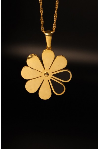 MİNELİ YONCA KOLYE UCU 22 AYAR A075492 MİNELİ YONCA KOLYE UCU 22 AYAR A075492